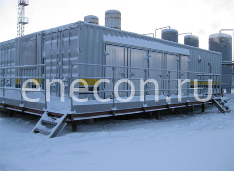 Модульная компрессорная станция "Комсомольская"